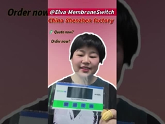 Плоская мембранная клавиатура диапазон температуры -30C-80C с изоляционным сопротивлением 100MΩ