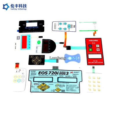 Хорошая цена. ПВХ материал Синий светодиодный цвет мембранной клавиатуры с 1 мм и 1,5 мм толщины онлайн