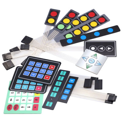 Хорошая цена. Медицинская технология цифровой печати Мембрана переключателя накладки с замороженной отделкой онлайн