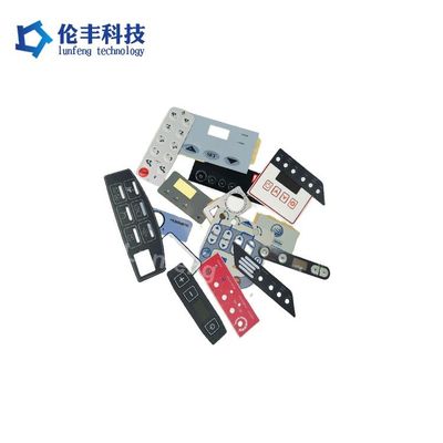 Хорошая цена. Индивидуальная водонепроницаемая мембранная клавиатура с клеем 3M и шелкографией IP66 IP67 онлайн