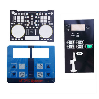 0.005-0.030 дюймов толщина Промышленная панель управления Графические перекрытия с блестящим внешним видом