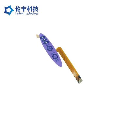 Хорошая цена. Matte Surface PET Membrane Switch Red Color and Insulation Resistance At Least 100 Megaohms Solution for Control Panels онлайн