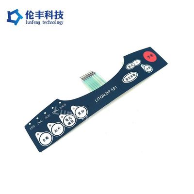 Хорошая цена. Cable 1mm Connector Tail Metal Dome Membrane Switch Shield Protective Spacer Durable Electrical Control Panel Interface онлайн